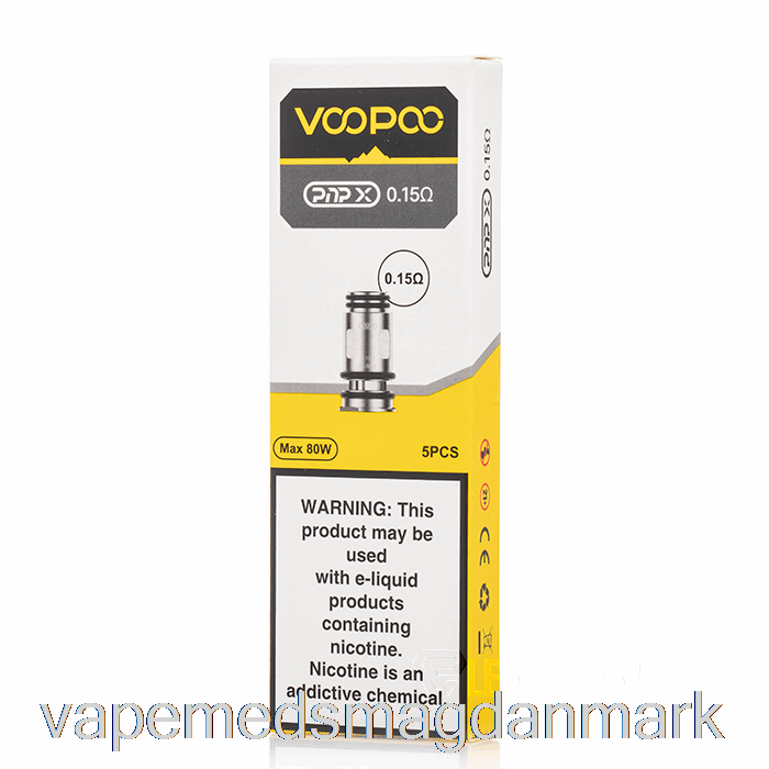 Vape Uden Nikotin Voopoo Pnp-x Erstatning Spoiler 0,15 Ohm Pnp-x Spoiler